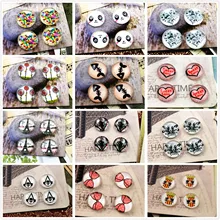 Новая мода 20 шт 12 мм ручной работы фото стеклянные кабошоны(горячий стиль серии