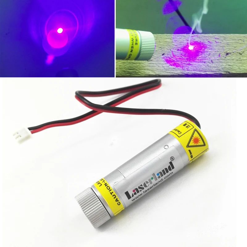 

Violet 405nm 200mw Wood Plastic Engraving Cutting Marking Burning Laser Module 3D Printer