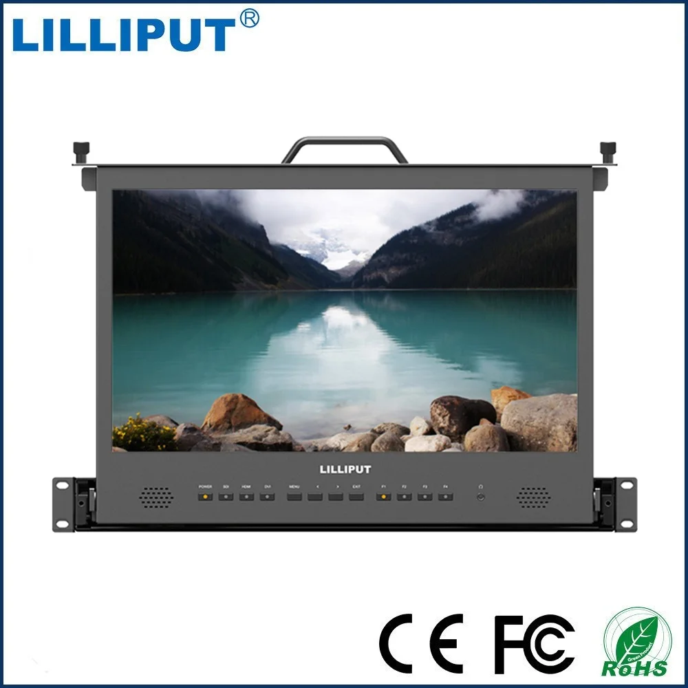 Lilliput RM-1730S 17," 3g SDI монитор вещания директора монитор Full HD 1920*1080 ips 1RU монитор для монтажа в стойку HDMI Tally VGA