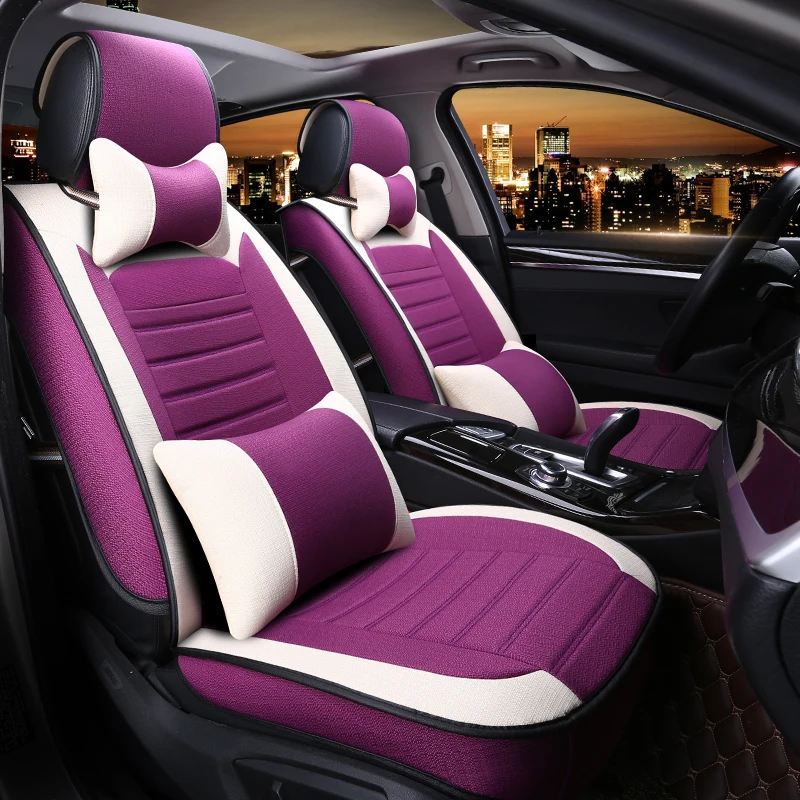 (front+rear) Car Seat Cover For Fiat Uno Palio Linea Punto Bravo 500