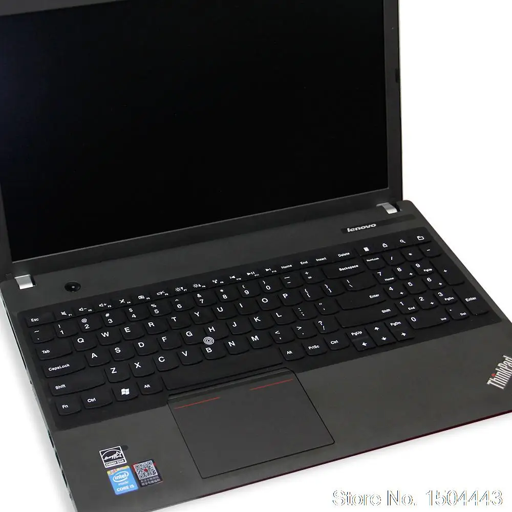 Для lenovo IBM Thinkpad E560 E565 E550 E550C T540P W540 E555 e531 E540 ноутбук клавиатура силиконовая клавиатура кожного покрова щит - Цвет: allblack