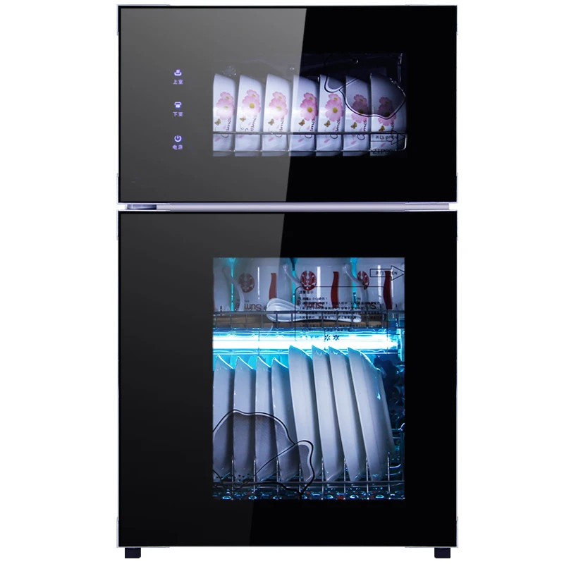 100l Electronic Dish Dryer Uv Sterilizer Cabinet Tableware High