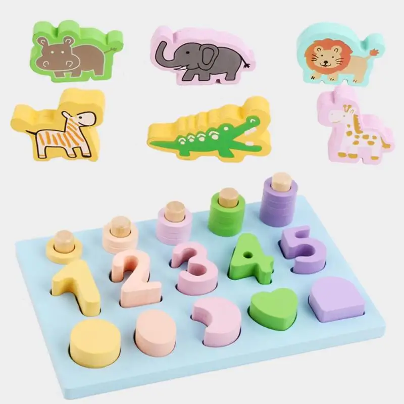Детская Математика Монтессори игрушки Ранние развивающие деревянные цифровые познавательный игрушки забавные простые детские визуальные Обучающие когнитивные игрушки