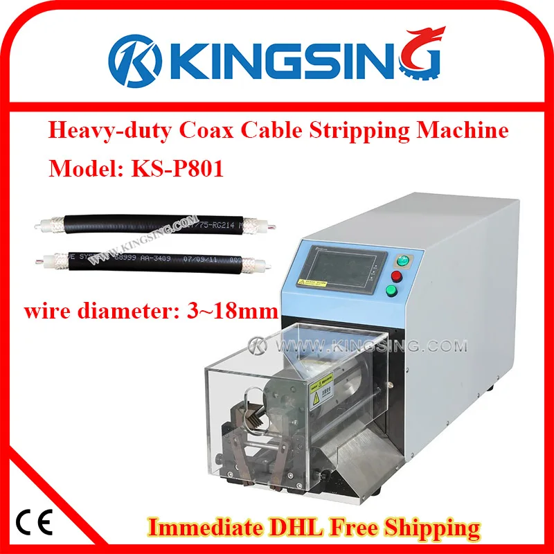 Heavy duty Shielded Cable Stripper/ Coax Wire Stripping Machine KS P801