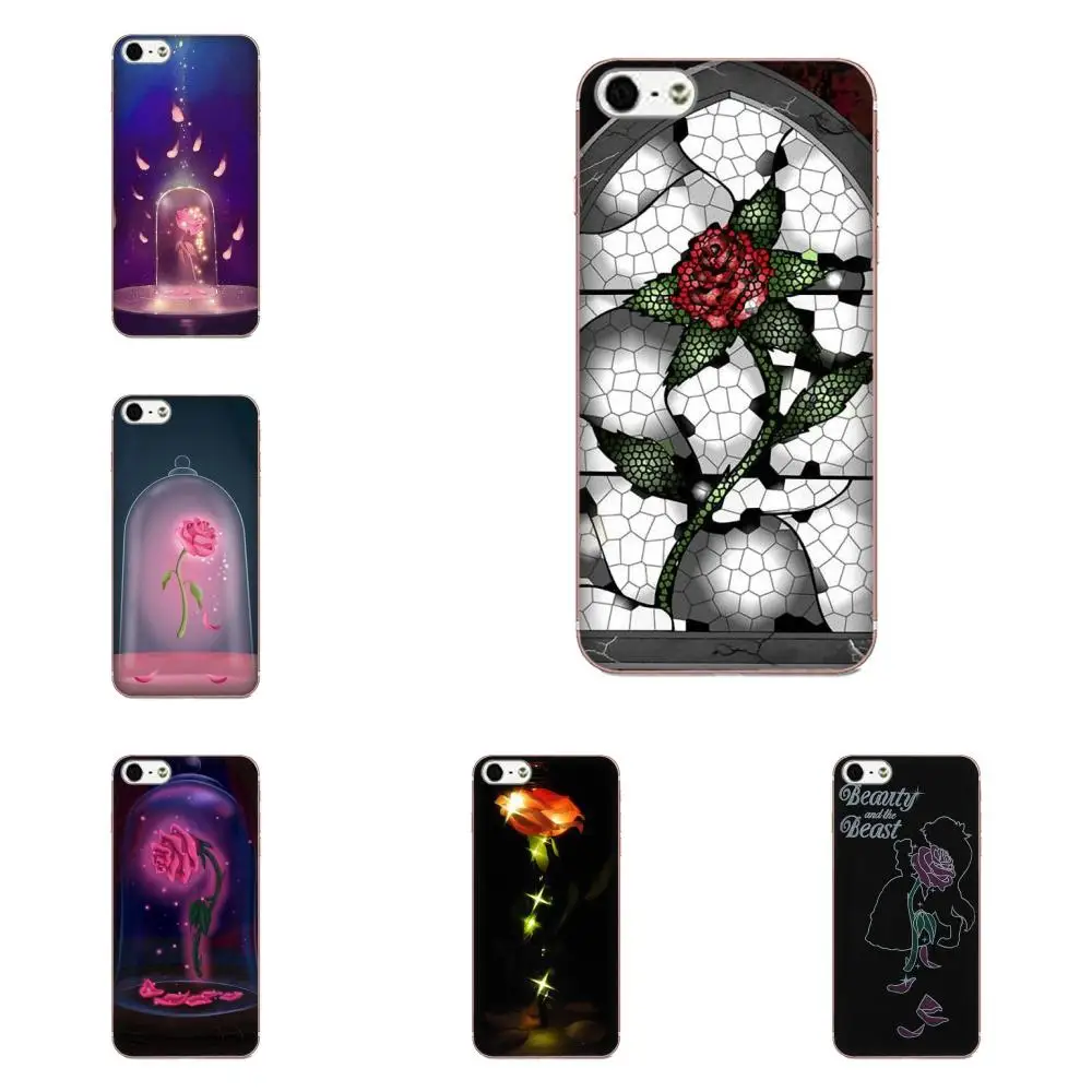 Для Xiaomi Redmi Note 2 3S 4 4A 4X5 5A 6 6A Pro Plus TPU чехол-Капа Beauty And The Beast Rose Soft | Мобильные телефоны