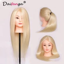 Promotions qualität 22 “Kosmetologie 80% Echte Menschliche Haar Training Mannequin PUPPE KOPF Mit Halter Neue