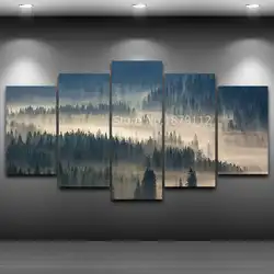 2017 специальное предложение Новые туман лес рама пейзаж Painitngs различных размеров панно настенные Куадрос Modernos на для домашнего декора