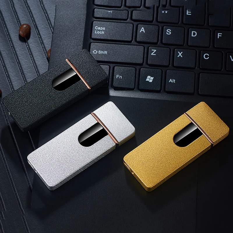 Touch-senstive переключатель прикуривателя USB зажигалки Ветрозащитный Непламено Перезаряжаемые Электронная зажигалка для курения зажигалка usb