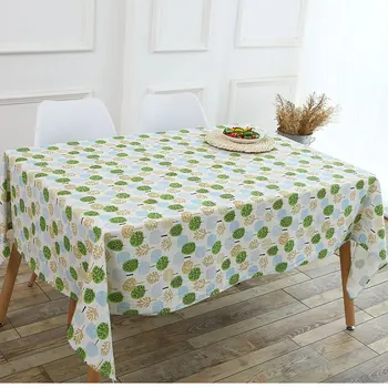 

Rectangular Table Cloth Cotton Linen Tablecloth Home Decor Table Cover Furniture Protector Dining Table Cover For Kitchen