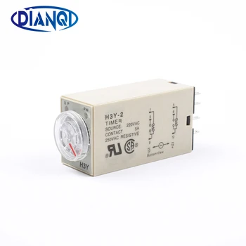 

H3Y-2 timer time relay with socket base 220V AC