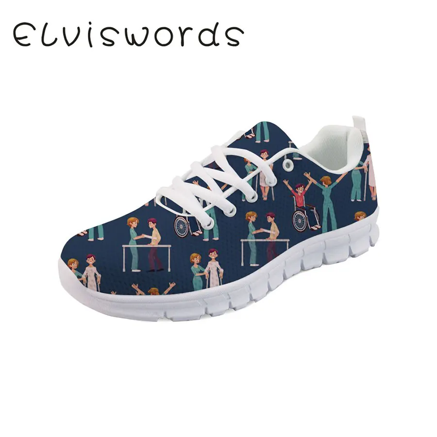 

2019 Women's Shoes New Cusual Shoes Graffiti Printed Cute Small Fresh Sneakers Lightweight Lace-up Female Flat Shoes Soft Shoes