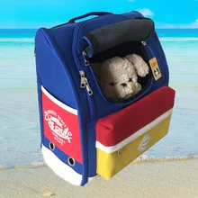 Techome Семья открытый контейнер для переноски домашнего животного-Кошки Собаки Рюкзак дышащие трусики для собак Сумка в студенческом стиле сумки Портативный дорожная сумка сетчатый рюкзак