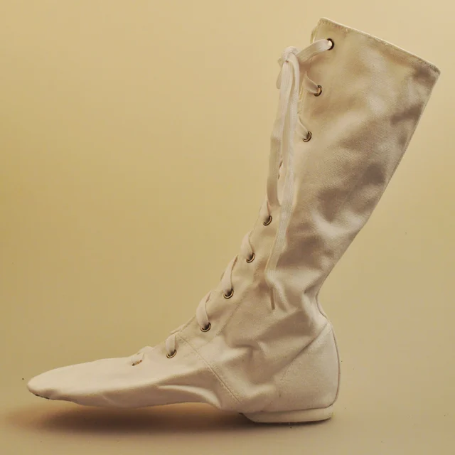 Jazz Dance Shoes Professional Ballet Dance Shoes Soft Insole Ballet Shoes Lace Up Boots