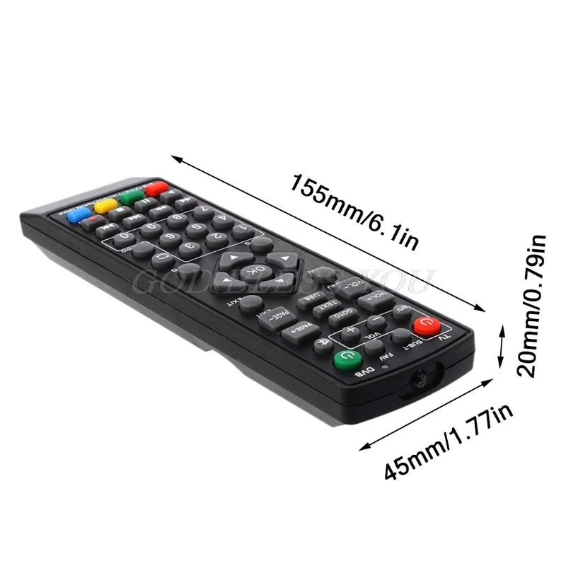 Черный Универсальный беспроводной пульт дистанционного управления для DVB-T2 Smart tv STB HD tv Smart set top tv Box