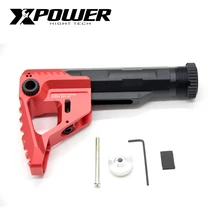 XPOWER PIT Stock Buffer Tube AEG CNC For Paintball Airsoft Air Guns Gel Blaster Gen9 Gearbox Pistol Hunting Accessories