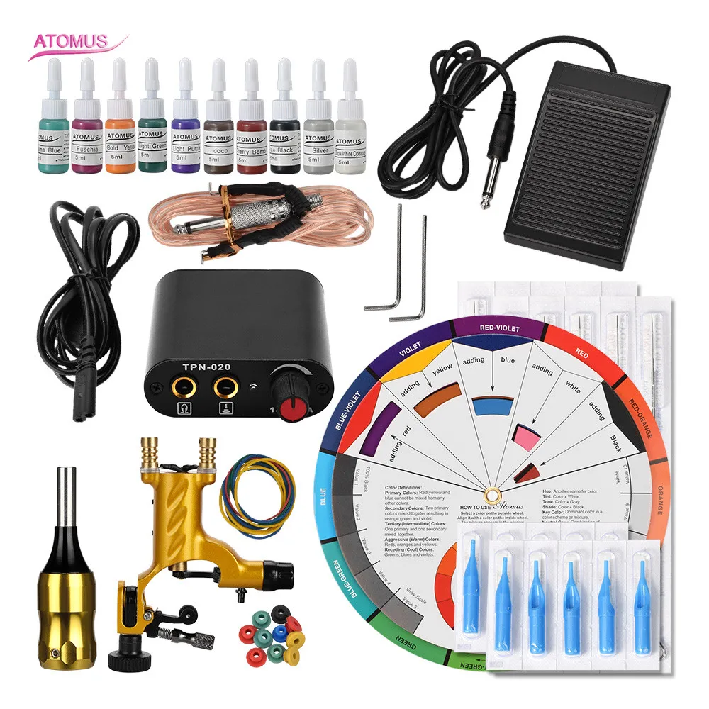 

Tattoo Machine Rotary Kit Tatoo Bobinas Machine Pen Set Maquina Tatuar Profesional Tatto Tatuagem Proficional Ensemble A Tatouer
