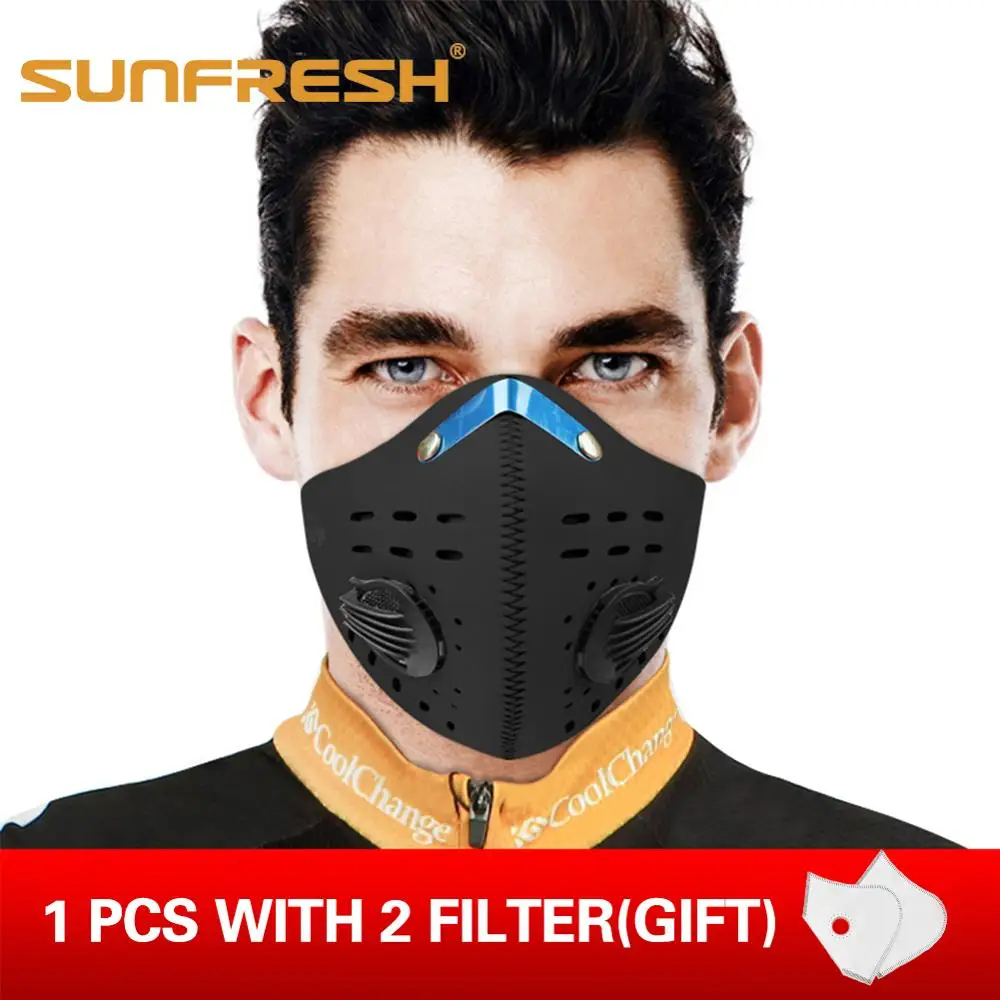 

Outdoor sports magic headband cycling bicycle mask PM2.5 Washable Maskes with Replaceable Filter Anti Pollution mouth face mask