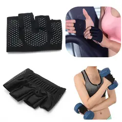 1 пара из Вес Подъема Спортзал перчатки для Для мужчин Для женщин Фитнес упражнения оборудовать Для мужчин t спортивные перчатки половину