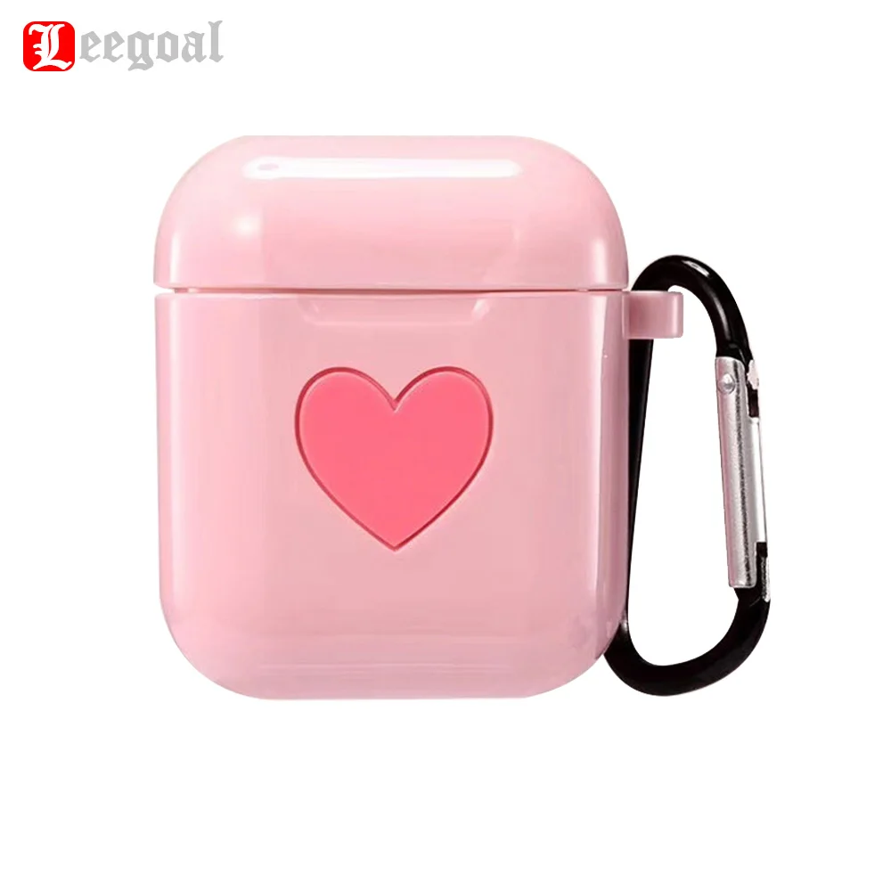 Leegoal Kawaii Симпатичные Любовь Bluetooth беспроводные наушники чехол для Apple AirPods ТПУ