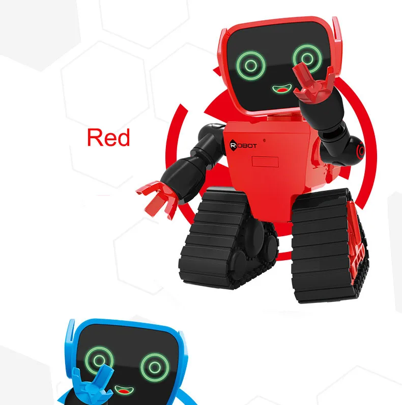 Chiger умный программирующий робот сенсорный/дистанционный/Голосовое управление зондирование USB зарядка Интерактивная RC игрушка подарок на