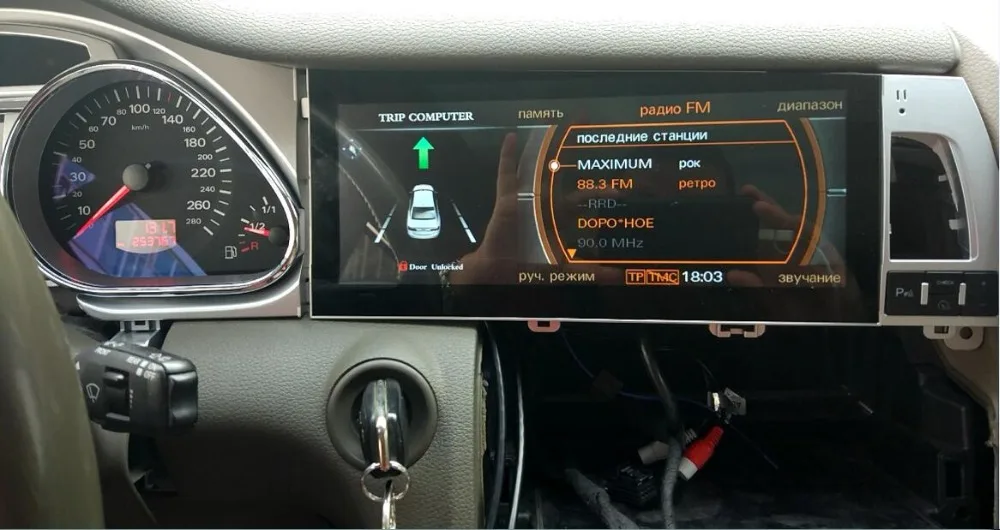 Android 6,0 10,2" Автомобильный мультимедийный для Audi Q7 Автомобильный dvd-плеер на основе Android 2007- Восьмиядерный радио с Bluetooth и GPS wifi 4G стерео