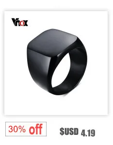 Vnox 8mm Black Men Ring Titanium Carbide Men's Jewelry Wedding Bands Classic Boyfriend Gift