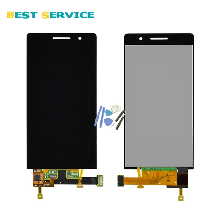 

Black white For Huawei P6 P6s LCD Display+Touch Screen Digitizer Glass Panel assembly For Huawei Ascend P6