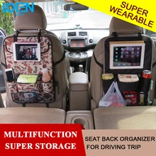 1* органайзер для автомобильного сиденья на заднее сиденье с несколькими карманами, органайзер для автомобиля, коробка для хранения, сумка для детского автомобильного сиденья Ipad, подвесная сумка для автомобильного сиденья
