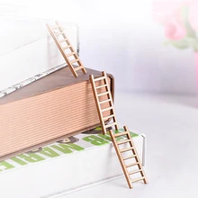 3 шт. мини миниатюрные деревянные ступеньки лестница Сказочный Сад DIY микро Пейзаж Двор и сад Декор
