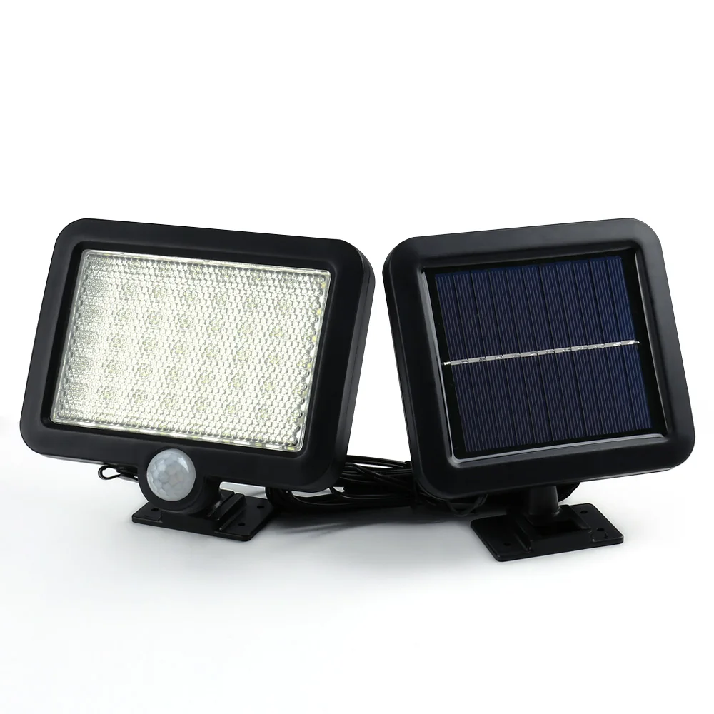 

Ledertek Hot Selling Solar Led Powered Garden Lawn Lights Outdoor Infrared Sensor Light 56 LED Solar Motion Detection Wall Light