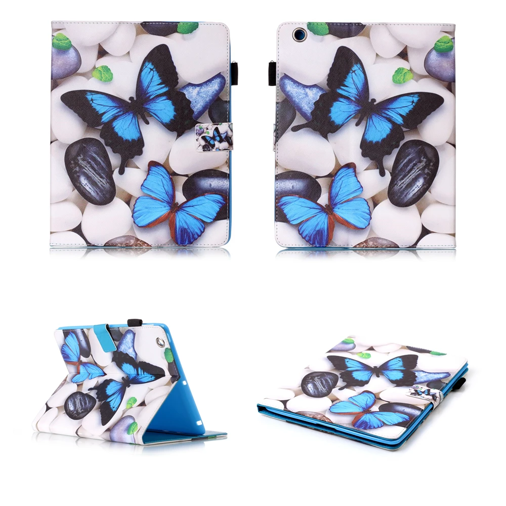 Luxury New Butterfly PU Leather Case For Apple iPad 2 3 4 5 6 7 Case ...