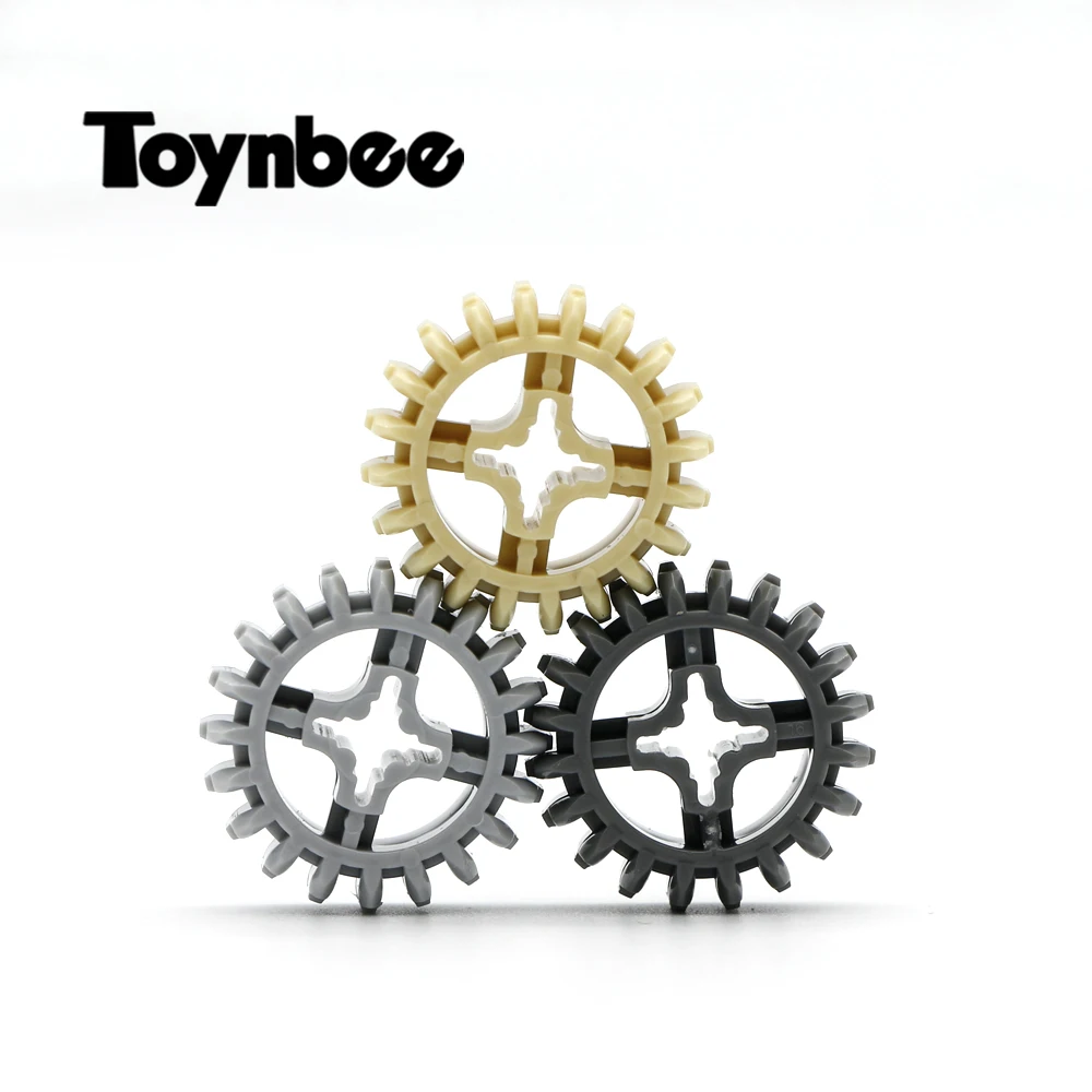 Детали для сборки Technic Gear 20 зубьев Cog строительные блоки шт./компл. крестовая