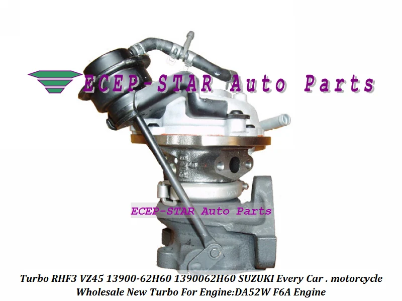 Turbo RHF3 VZ45 13900-62H60 13900 62H60 1390062H60 Turbocharger For ISUZU For SUZUKI Every motorcycle DA52W F6A Engine  (3)