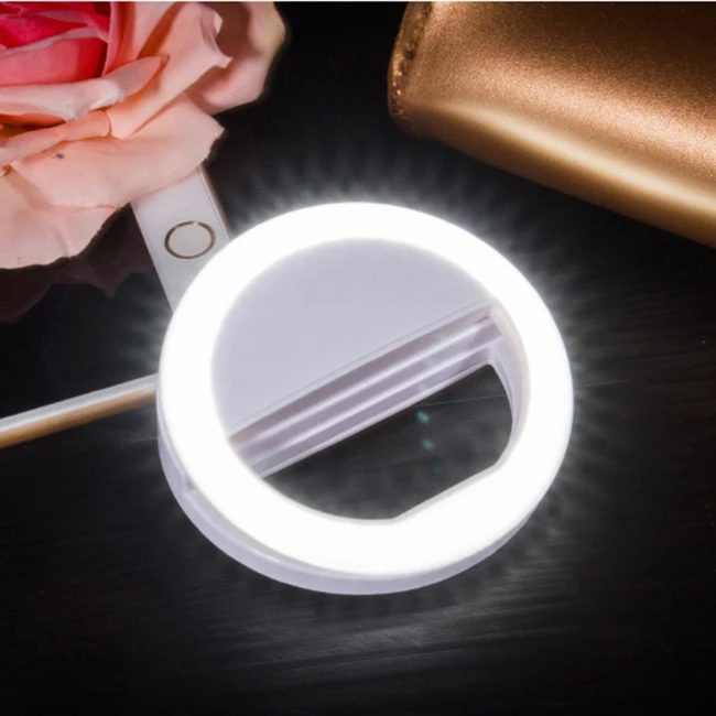 

New Selfie Ring Light Portable Flash Led Camera Phone Photography Enhancing Photography for Smartphone iPhone Samsung