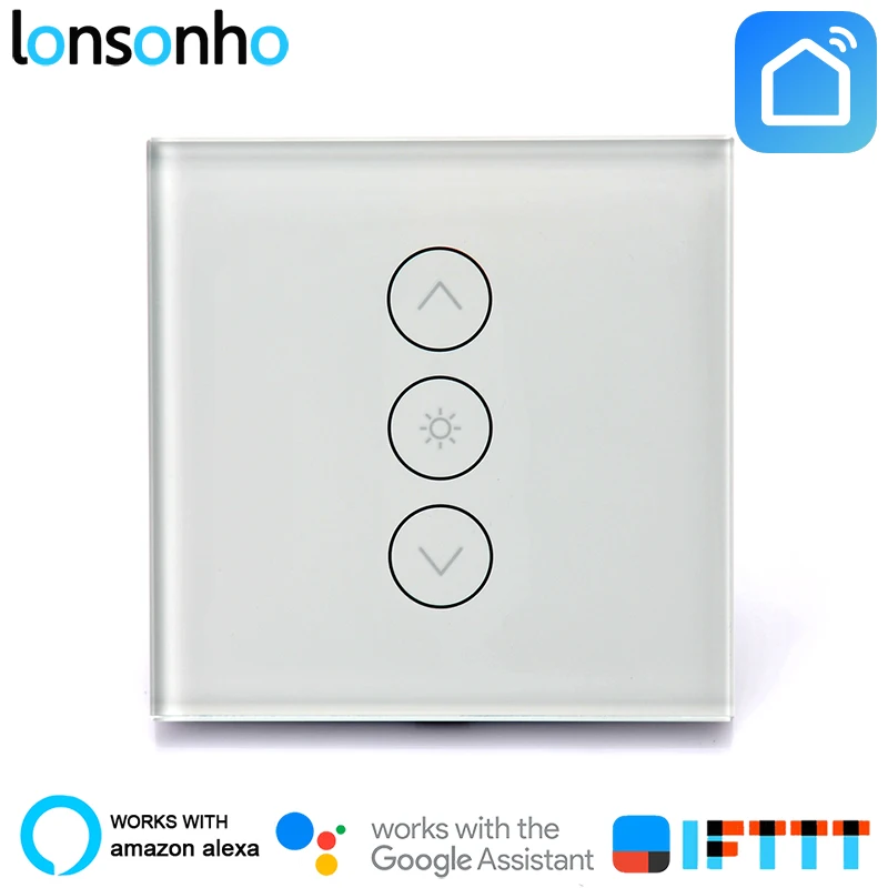 

Lonsonho Wifi Smart Dimmer Switch EU UK Smart Touch light switch Bulb Dimmer Works With Alexa Google Home Mini IFTTT Smart Life