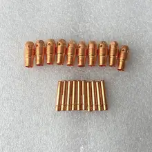 WP9 TIG Сварочная горелка цанги 13N22 1,6 мм 1/1" и цанговые тела 13N27 1,6 мм 1/16", для выведения токсинов, 40 шт для WP-9 WP-20 WP-25