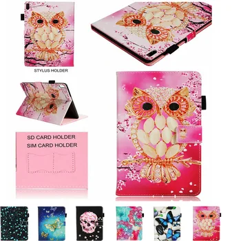 

3D cartoon owl butterfly Case For Lenovo TAB4 Tab 4 10 TB-X304L TB-X304F/N Smart Cover For Lenovo Tab 4 10 Plus TB-X704F/N