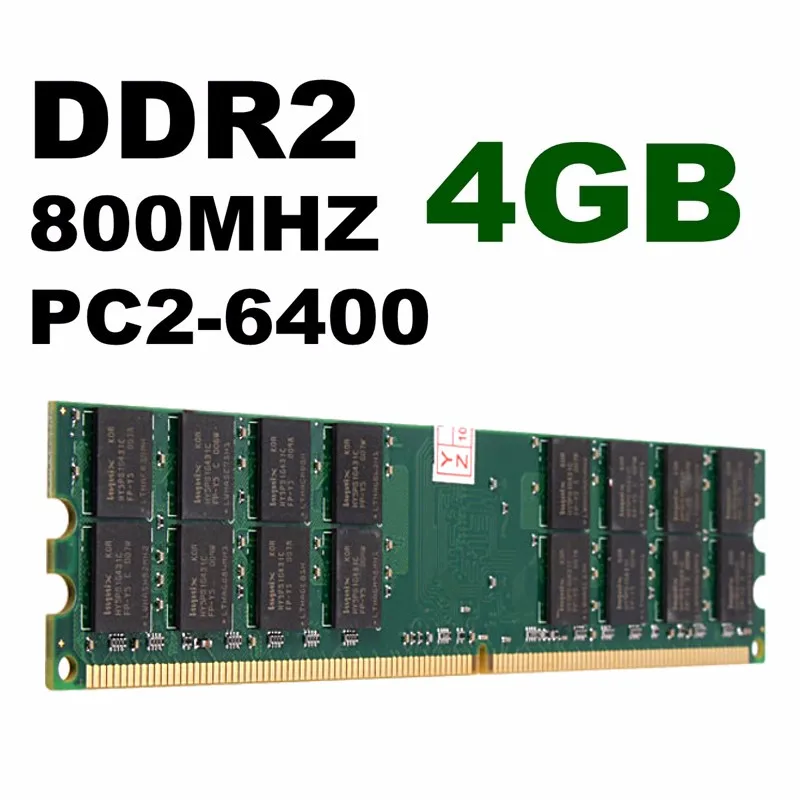 New Arrival 4GB DDR2 800MHZ PC2 6400 240 Pins Desktop PC Memory For AMD Motherboard Hight