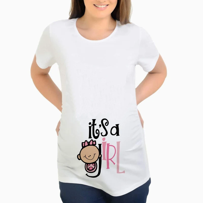 Chivry Футболка для беременных женские летние повседневные футболки с короткими рукавами для беременных для грудного вскармливания - Цвет: Style 6