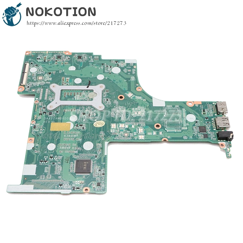 wonderful  NOKOTION HP Pavilion 17-G Laptop Motherboard W/ I5-5200U CPU 809319-001 809319-601 DAX12AMB6D0 DDR3