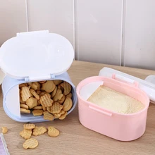 Детская формула для хранения молока, для младенцев, портативный порошок, твердый диспенсер, детское питание, контейнер для хранения, для кормления, маленькая коробка, безопасный материал