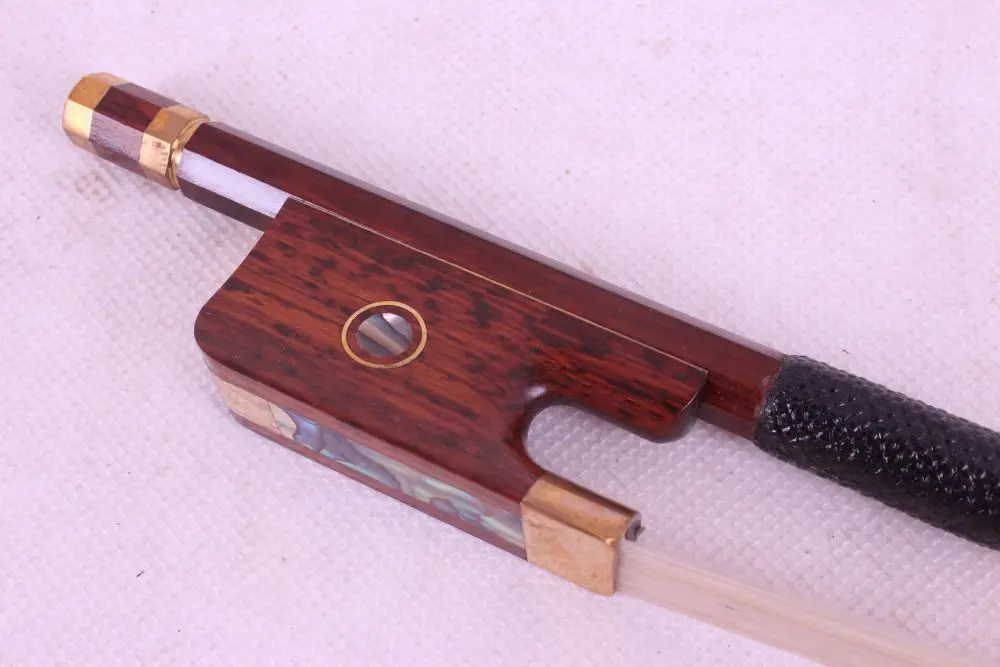 

1 pcs 4/4 Cello Bow snakewood High Quality New #DT-061 black fro g