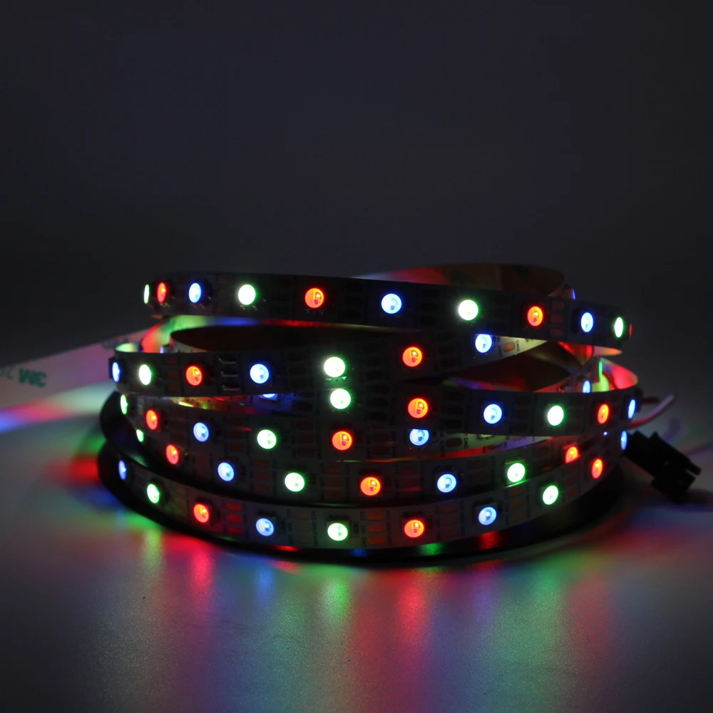Светодиодная ленсветильник SK6812 RGBW RGB s 5050 (аналогичная ws2812b) 4 в 1 М/4 м/5 м 30/60/144