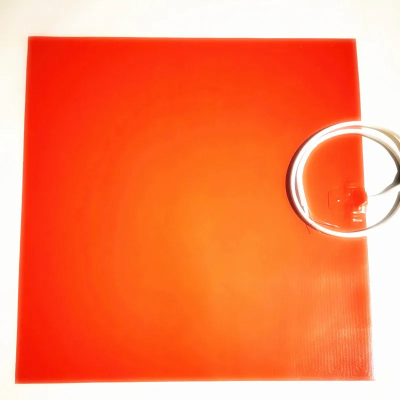 620*560*1.5mm Heat Mat for 3D Printer Silicone Rubber Heater 110v 1800w