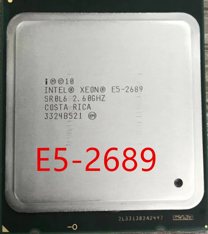 

Intel Xeon E5 2689 LGA 2011 2.6GHz 8 Core 16 Threads CPU Processor E5-2689 2689