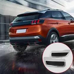 Для peugeot 3008gt 5008 Выпускной выводящая труба глушителя выход 3008 5008 обновленная версия 2017 2018 2019 высококачественный ABS