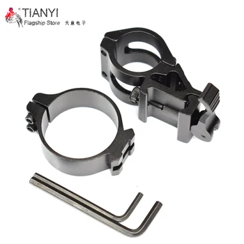 

Quick Release 25mm Ring Tactical Scope Sight Flashlight Torch Laser Mounts 20mm Standard Picatinny/Weaver Rail Flashlight Mount