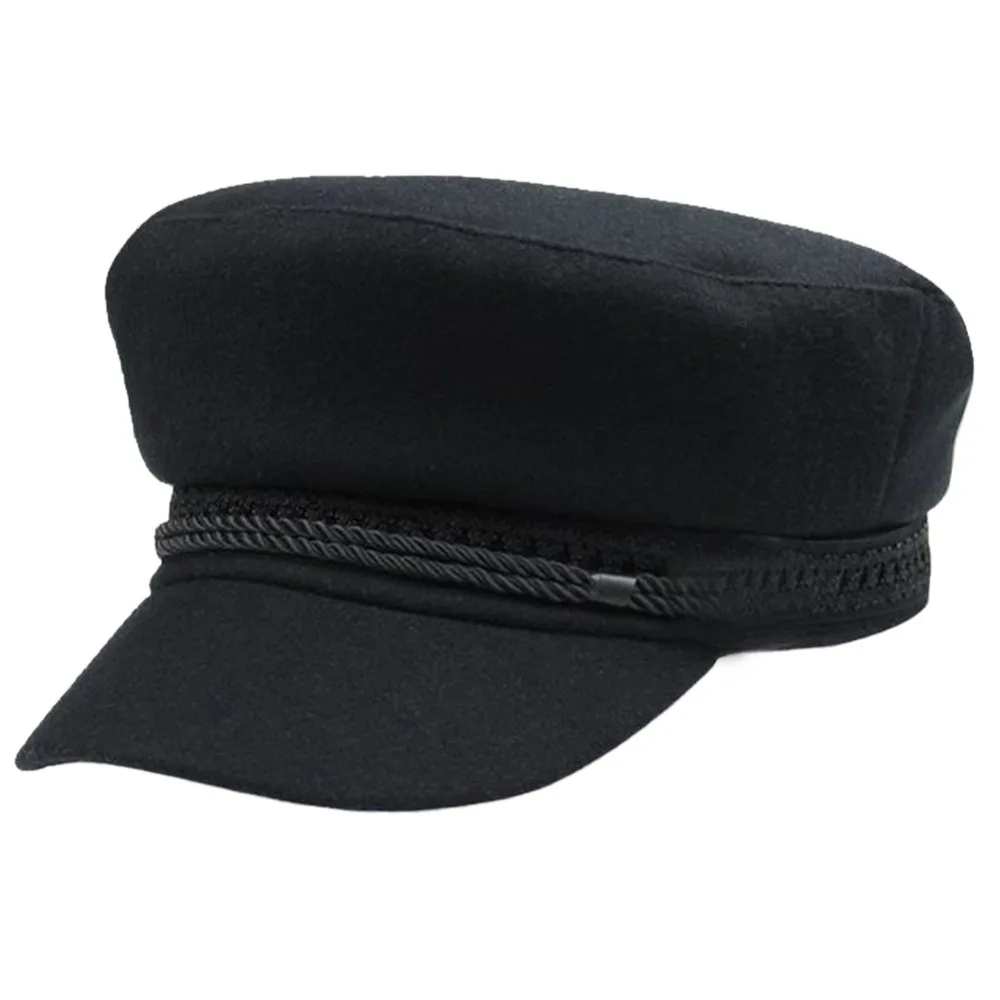 

Visors Octagonal Hat Women Men Cotton Casual Style Strings Hinged Button Golf Cap Flat Hat Head Warmer Sportswear Hats & Caps