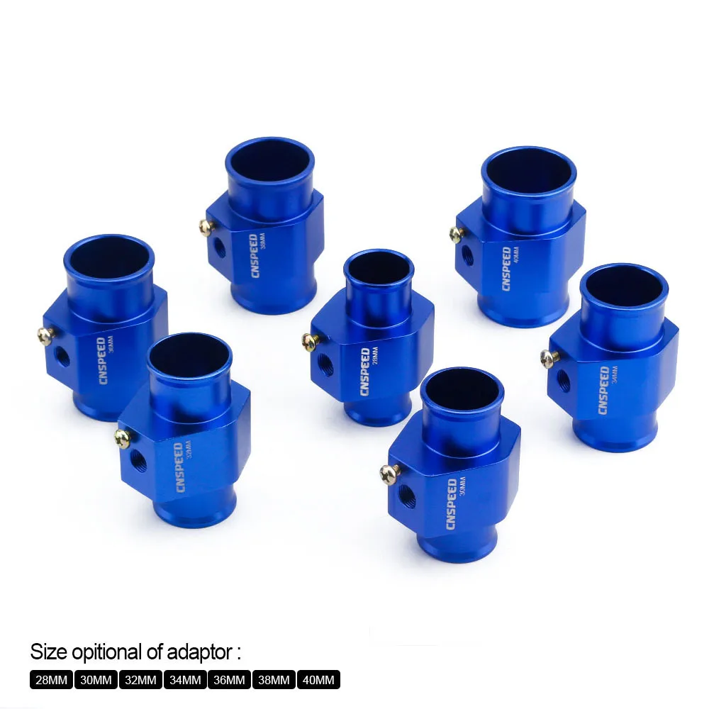 Buy 2 inch / 52mm LCD liquid crystal 7 color virtual pointer display water temperature meter Celsius with sensor adapter