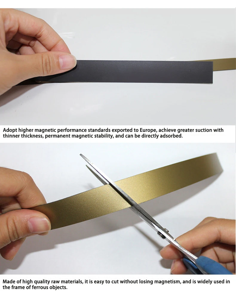 Красочные магнитные полосы края полоски-накладки резиновые продукты кружева доска магнетизм 20 мм